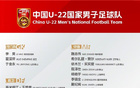  中國U22新名單：艾菲爾丁領(lǐng)銜，多將入選