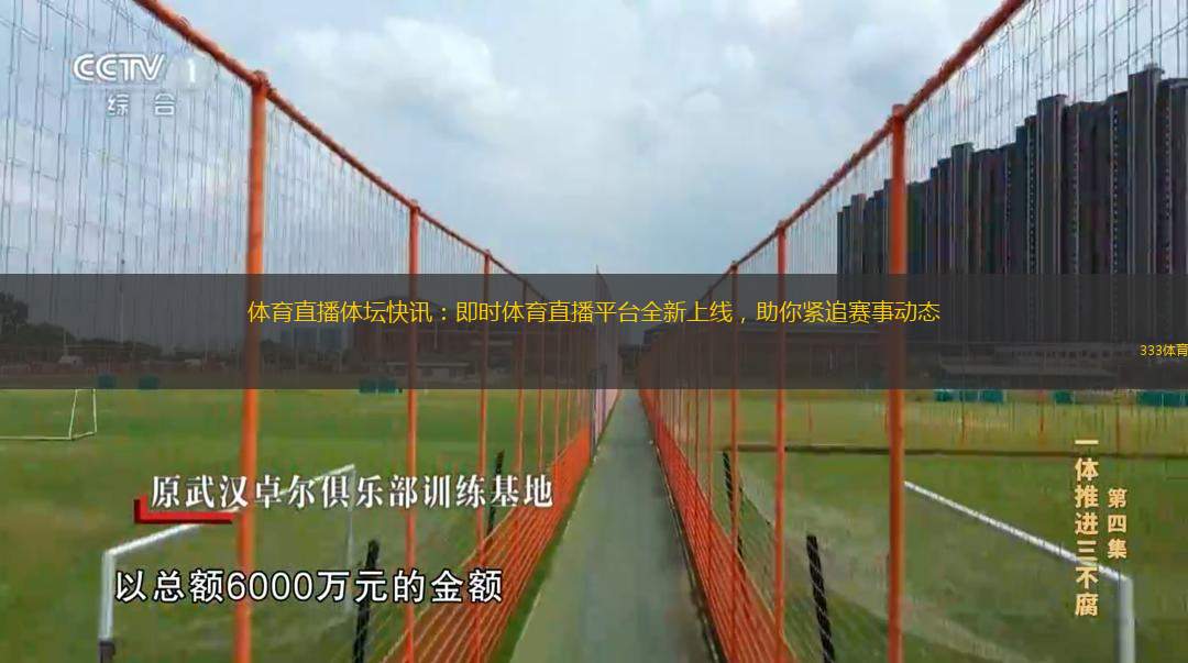  體育直播體壇快訊：即時體育直播平臺全新上線，助你緊追賽事動態(tài)