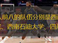  本次比賽所參加的隊伍一共有18支，最后進入前八的隊伍分別是西南民族大學、電子科技大學、四川大學、電子科技大學成都學院、中國民用航空飛行學院、西南石油大學、四川文化藝術(shù)學院、西南交通大學希望學院。